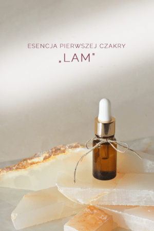 naturalna esencja piewszej czakry LAM muladhara do wnętrz MATERIO perfumy do wnetrz zapachy do wnetrz olejki eteryczne