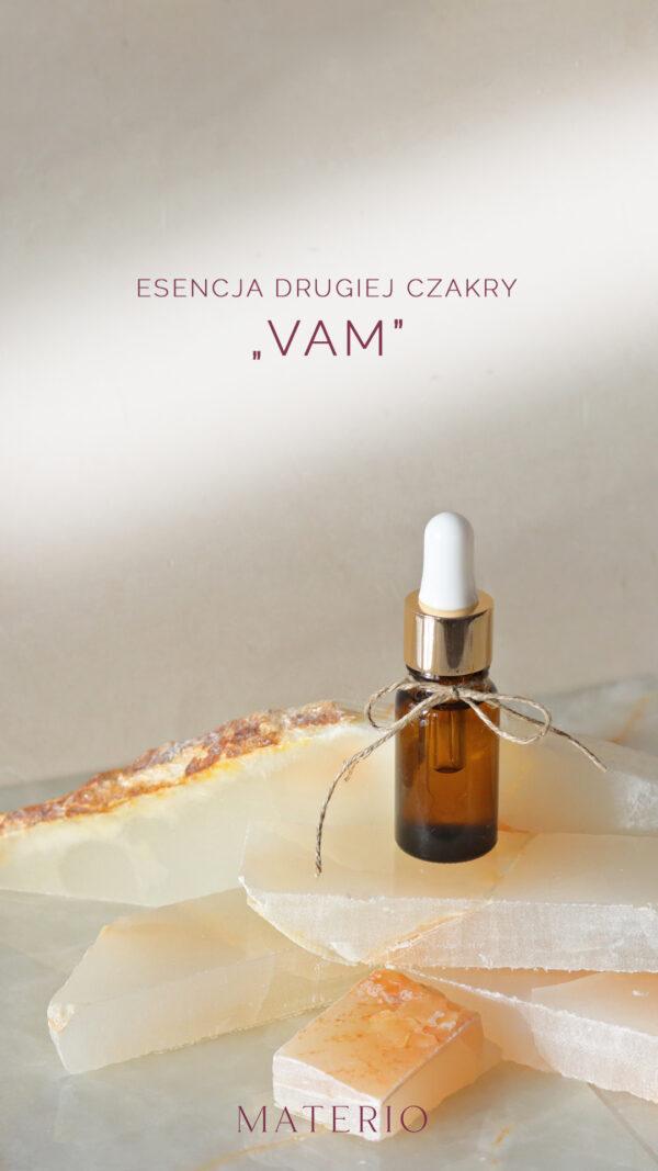 naturalna esencja piewszej czakry VAM svadisthana do wnętrz MATERIO perfumy do wnetrz zapachy do wnetrz olejki eteryczne